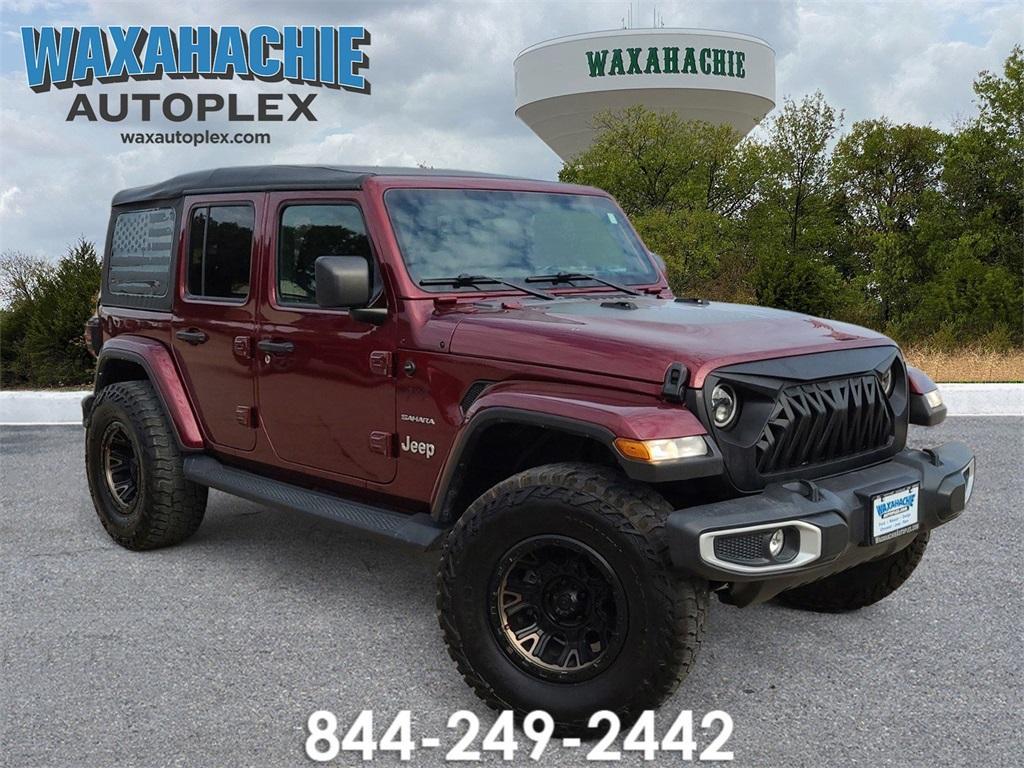 used 2021 Jeep Wrangler Unlimited car, priced at $29,887