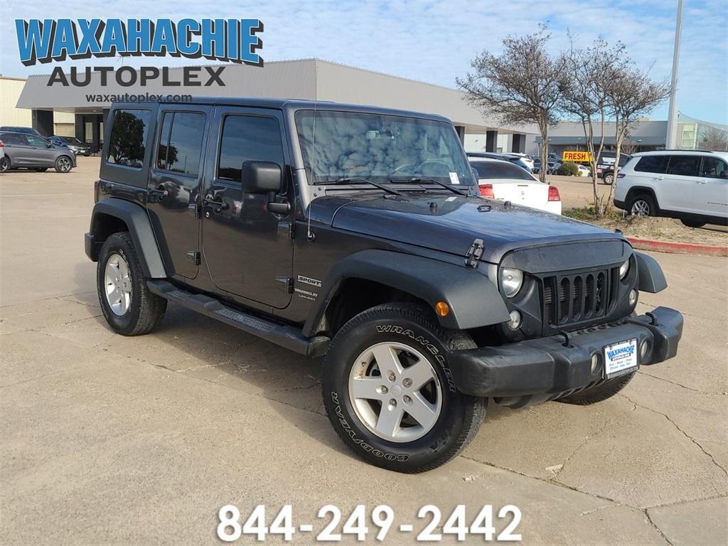 used 2018 Jeep Wrangler JK Unlimited car, priced at $22,666