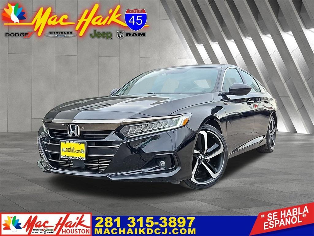 used 2021 Honda Accord car, priced at $23,491