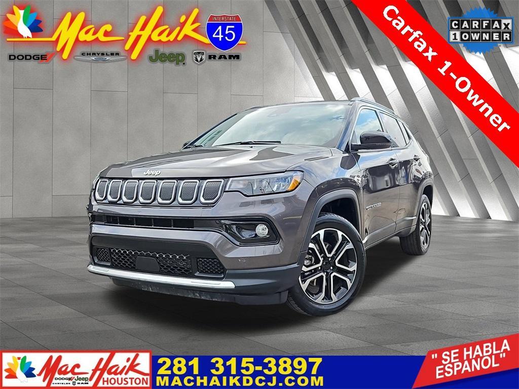 used 2022 Jeep Compass car, priced at $22,299