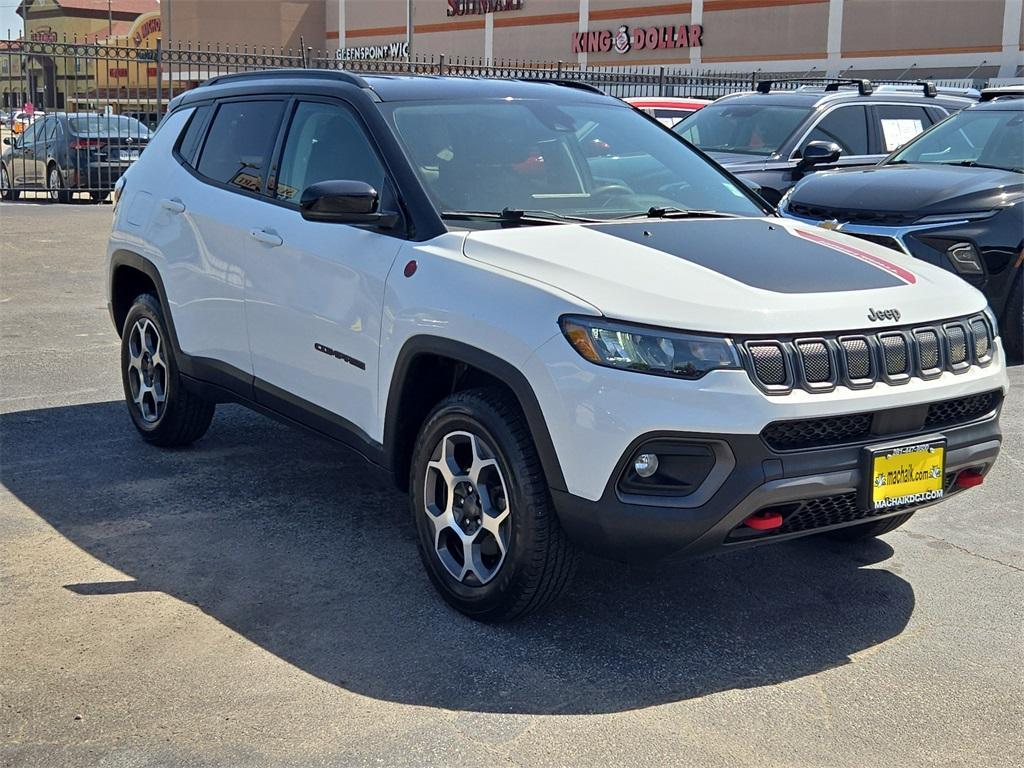 used 2022 Jeep Compass car, priced at $23,379