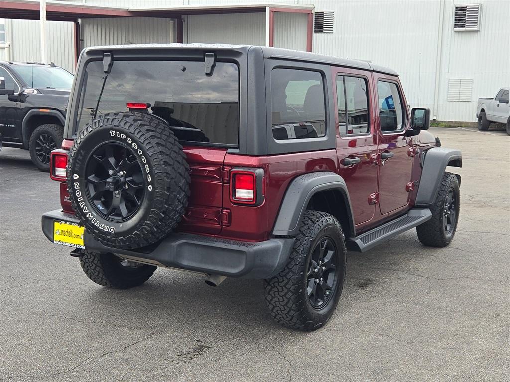 used 2021 Jeep Wrangler Unlimited car, priced at $28,799