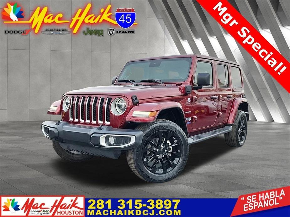 used 2021 Jeep Wrangler Unlimited 4xe car, priced at $33,699