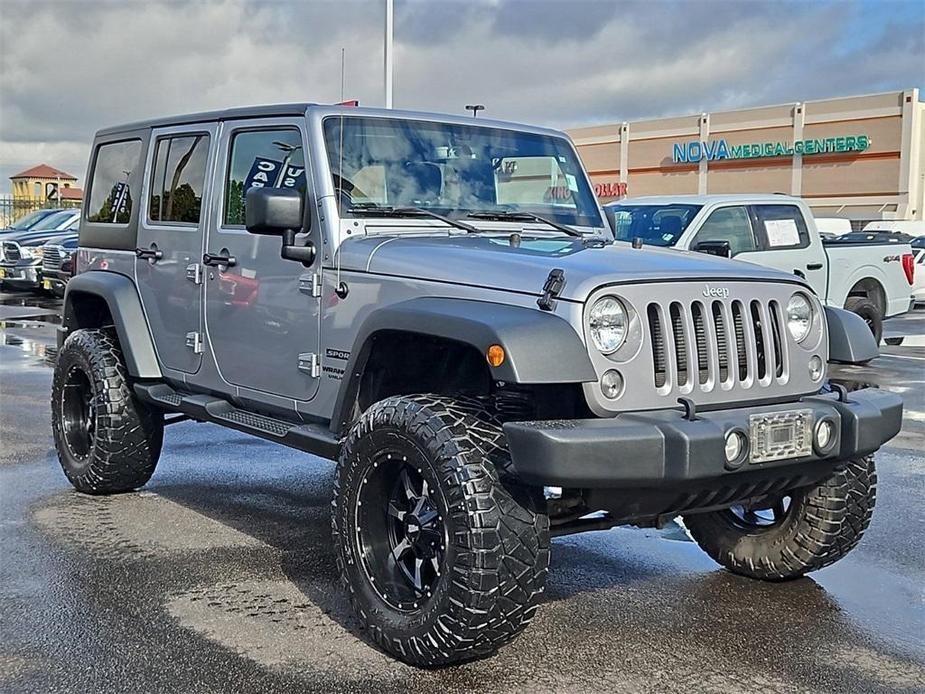 used 2017 Jeep Wrangler Unlimited car, priced at $29,991