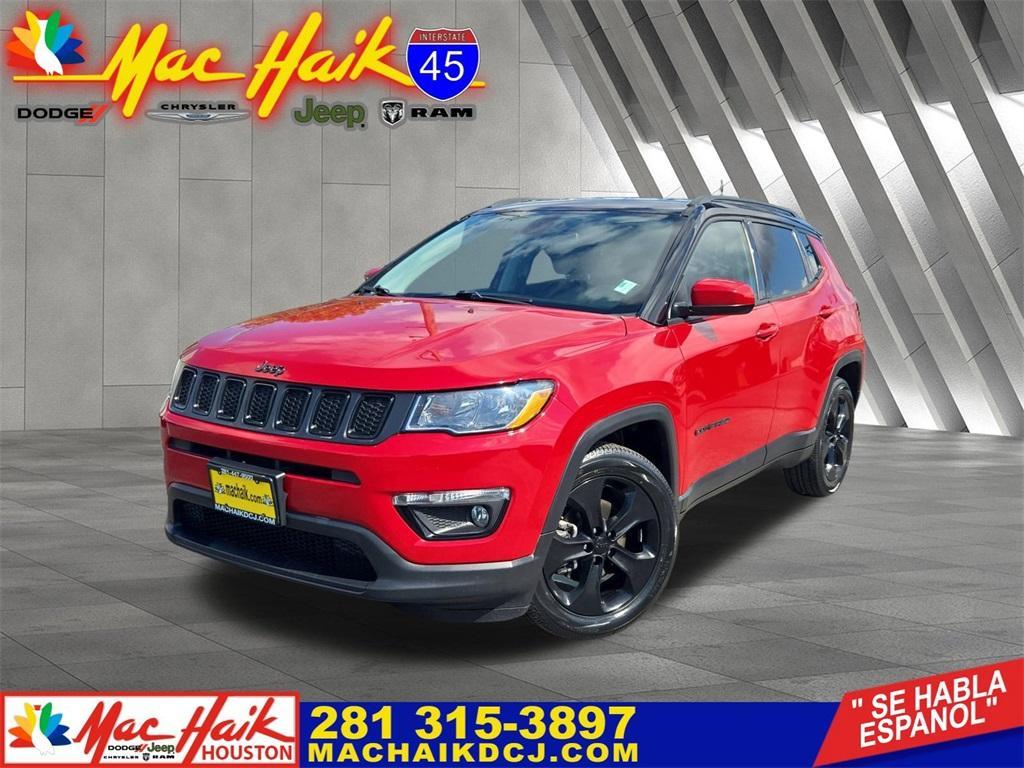 used 2021 Jeep Compass car, priced at $19,419