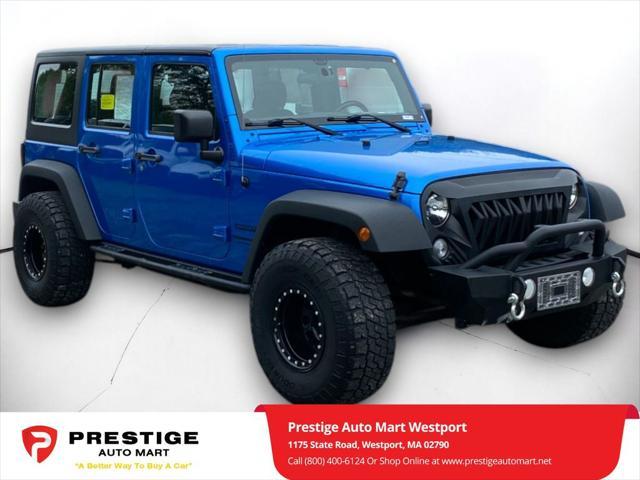 used 2016 Jeep Wrangler Unlimited car, priced at $21,988