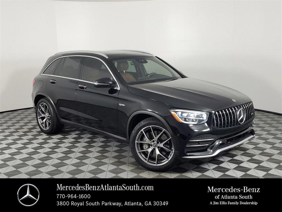 used 2022 Mercedes-Benz AMG GLC 43 car, priced at $44,500