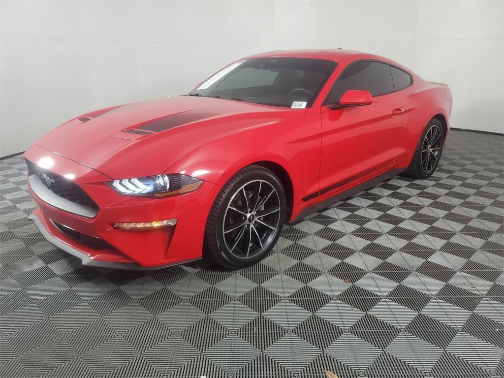 used 2021 Ford Mustang car, priced at $22,500