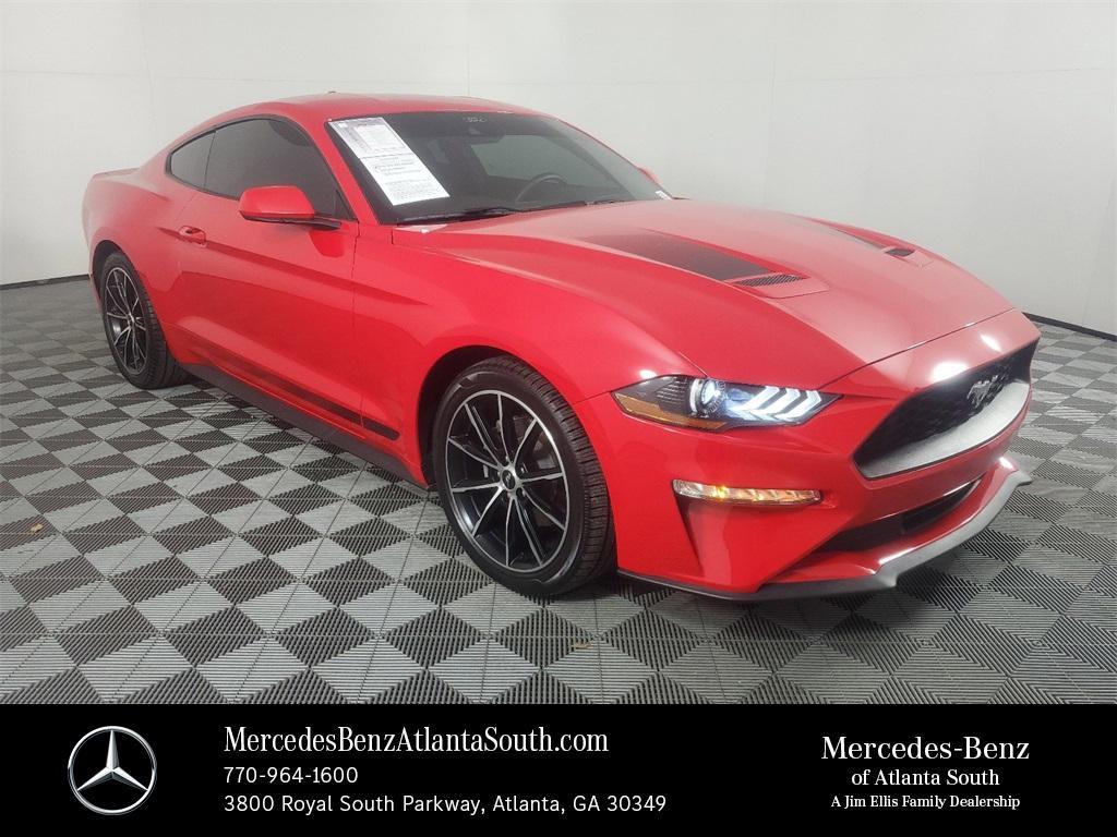 used 2021 Ford Mustang car, priced at $22,500