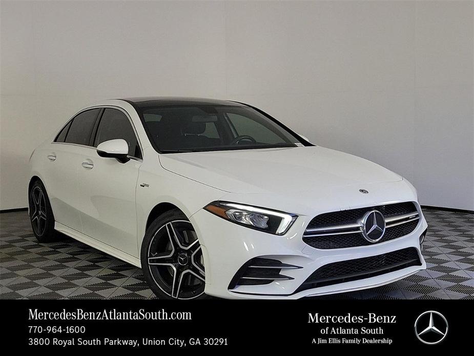 used 2021 Mercedes-Benz AMG A 35 car, priced at $34,500