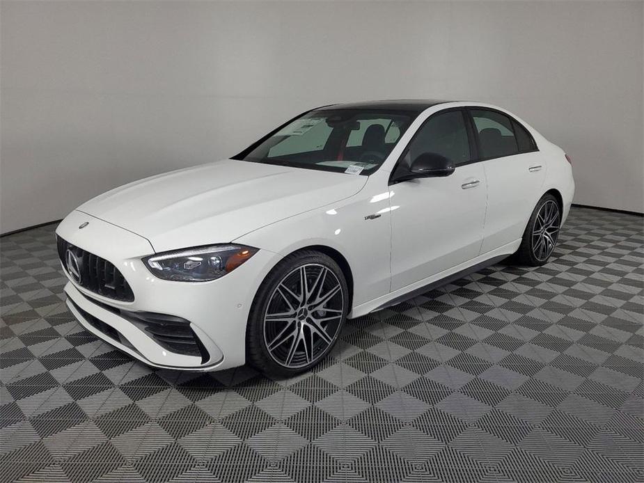 new 2024 Mercedes-Benz AMG C 43 car, priced at $71,590