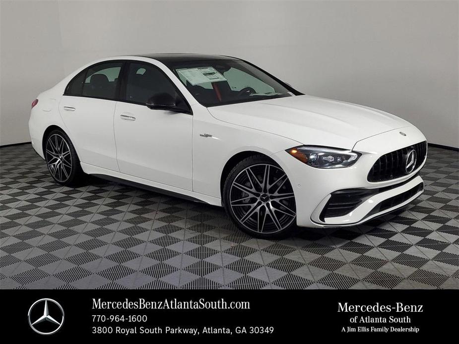 new 2024 Mercedes-Benz AMG C 43 car, priced at $71,590