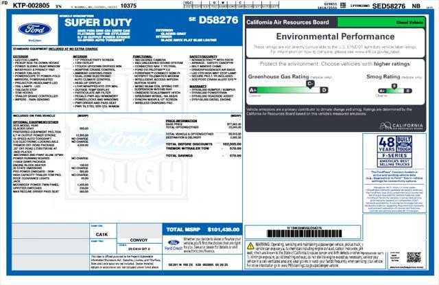 new 2025 Ford F-250 car, priced at $94,853