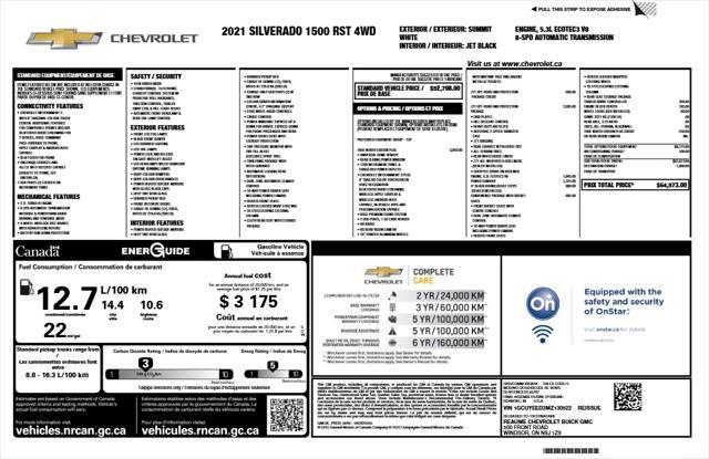 used 2021 Chevrolet Silverado 1500 car, priced at $37,686