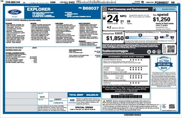 used 2023 Ford Explorer car, priced at $29,617