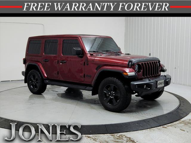 used 2021 Jeep Wrangler Unlimited car, priced at $36,243
