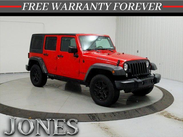 used 2017 Jeep Wrangler Unlimited car, priced at $20,457