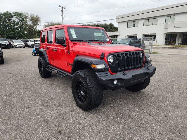 used 2021 Jeep Wrangler car, priced at $29,423