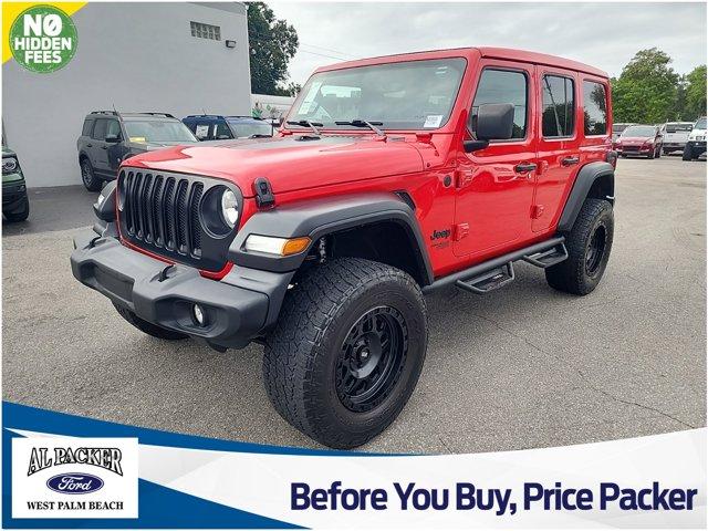 used 2021 Jeep Wrangler car, priced at $29,423