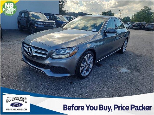 used 2018 Mercedes-Benz C-Class car, priced at $20,000