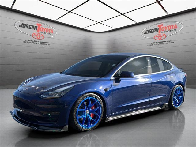 used 2018 Tesla Model 3 car, priced at $22,499