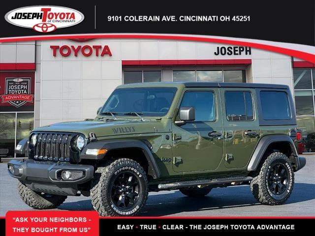 used 2021 Jeep Wrangler Unlimited car, priced at $32,998