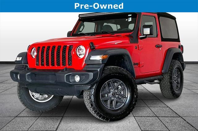 used 2024 Jeep Wrangler car, priced at $35,871