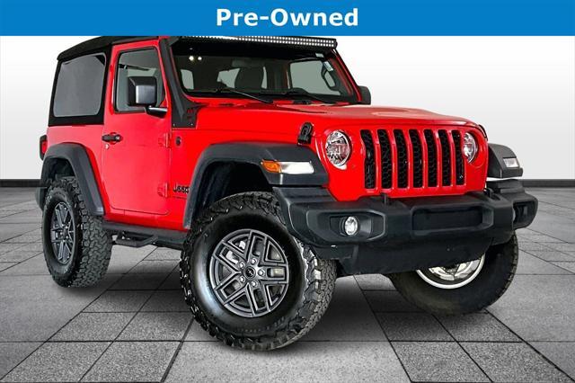 used 2024 Jeep Wrangler car, priced at $35,871