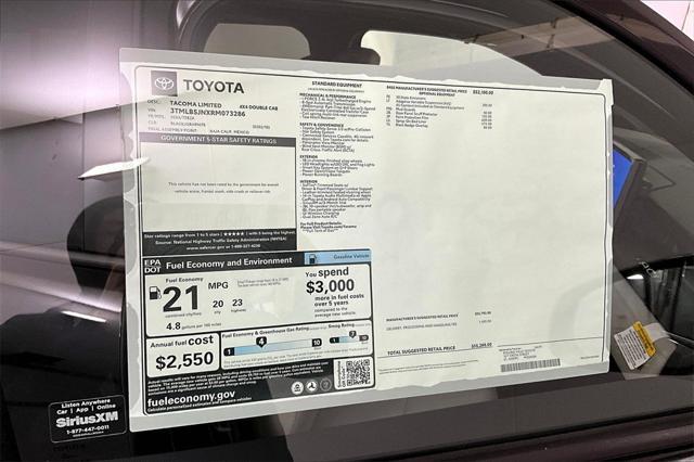 new 2024 Toyota Tacoma car, priced at $51,951