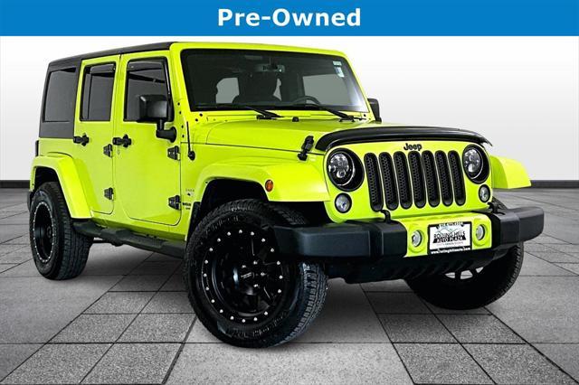 used 2016 Jeep Wrangler Unlimited car, priced at $26,491