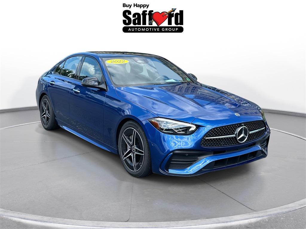 used 2022 Mercedes-Benz C-Class car, priced at $32,507