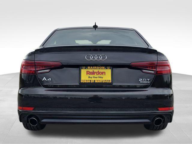 used 2018 Audi A4 car, priced at $21,000