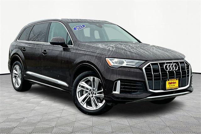 used 2022 Audi Q7 car, priced at $33,500