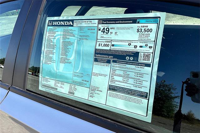 new 2026 Honda Civic Hybrid car, priced at $33,490