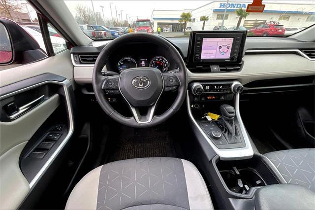 used 2022 Toyota RAV4 Hybrid car, priced at $33,500