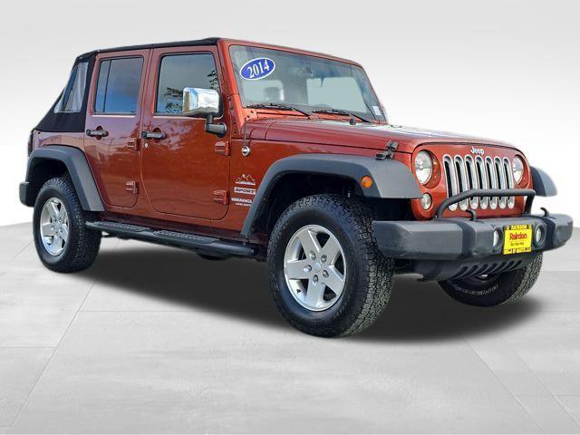 used 2014 Jeep Wrangler Unlimited car, priced at $15,000
