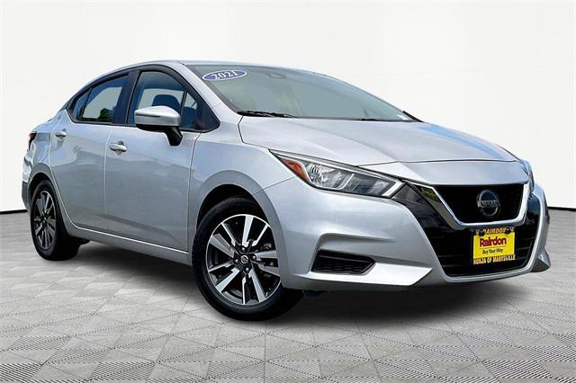 used 2021 Nissan Versa car, priced at $15,500