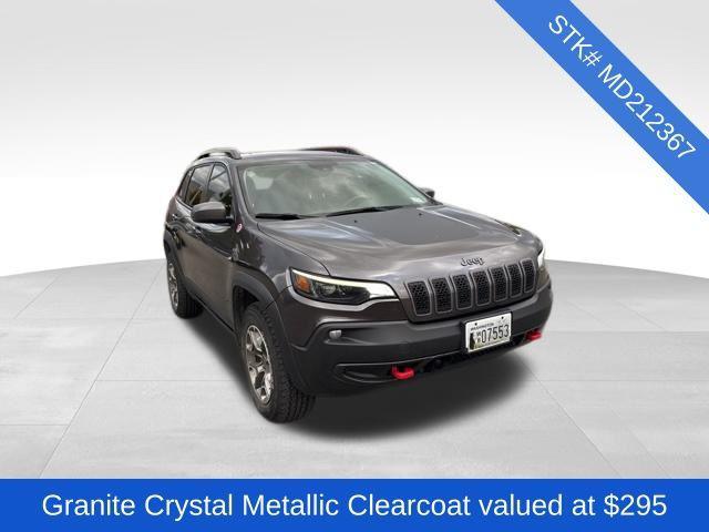 used 2021 Jeep Cherokee car, priced at $21,500