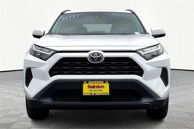 used 2023 Toyota RAV4 Hybrid car, priced at $32,000
