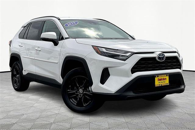 used 2023 Toyota RAV4 Hybrid car, priced at $32,000