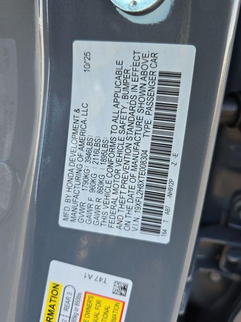 new 2026 Honda Civic car, priced at $29,445