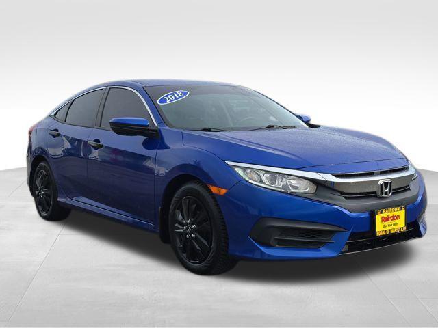 used 2018 Honda Civic car, priced at $17,000