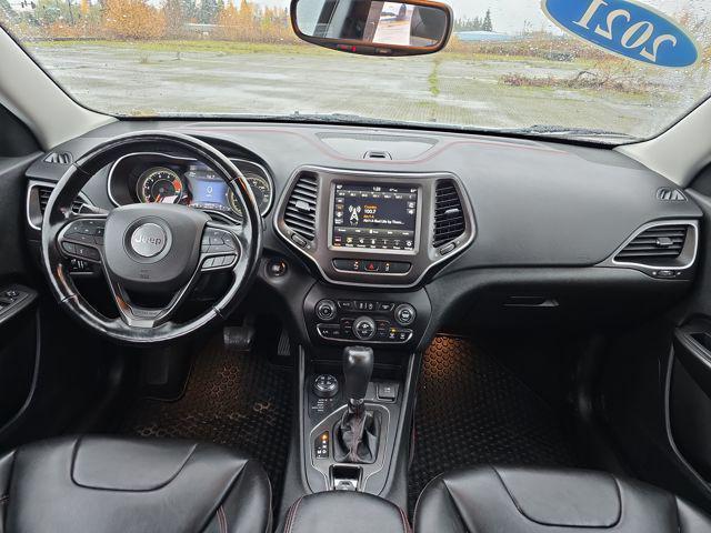 used 2021 Jeep Cherokee car, priced at $22,000