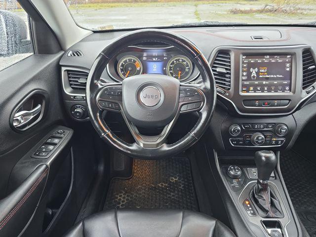 used 2021 Jeep Cherokee car, priced at $22,000