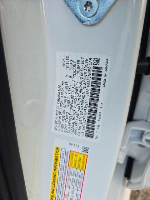 new 2026 Honda Civic car, priced at $26,245