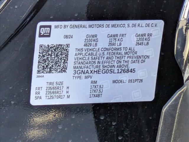 new 2025 Chevrolet Equinox car, priced at $27,995