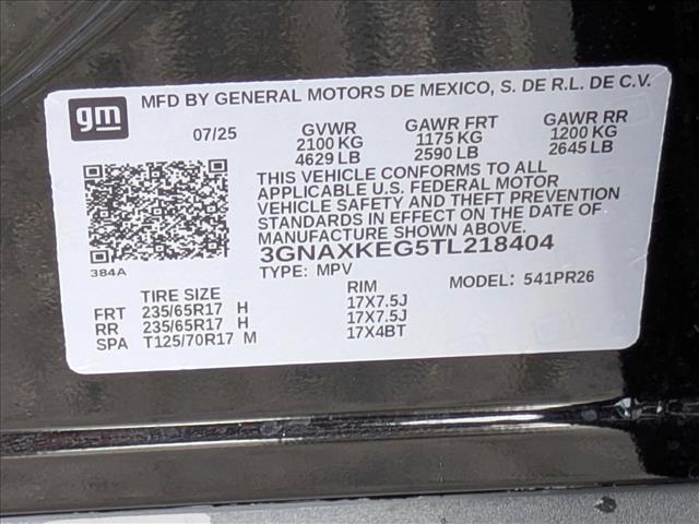 new 2026 Chevrolet Equinox car, priced at $32,702