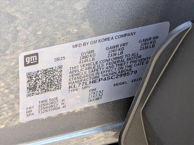 new 2025 Chevrolet Trax car, priced at $22,495