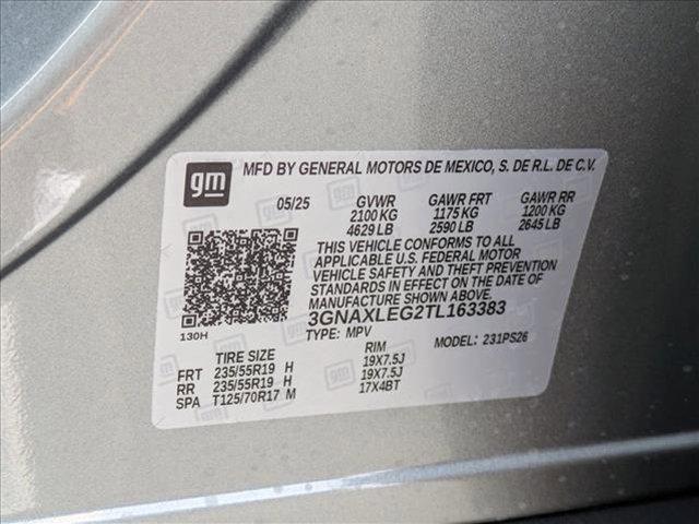 new 2026 Chevrolet Equinox car, priced at $31,895