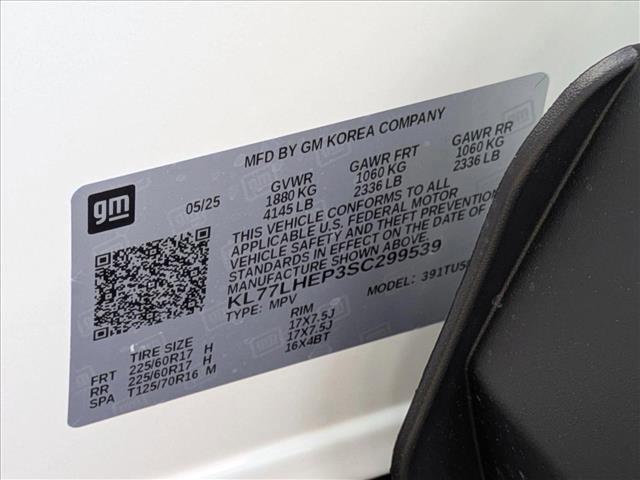 new 2025 Chevrolet Trax car, priced at $22,495